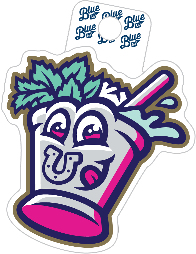 Louisville Bats Mint Julep Blue 84 Stickers