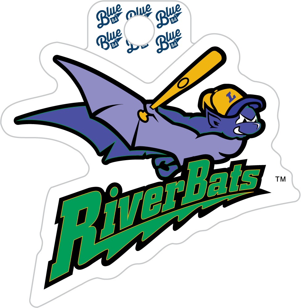 Louisville Bats RiverBats Blue 84 Stickers