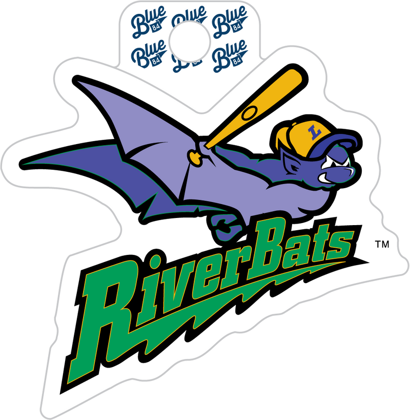 Louisville Bats RiverBats Blue 84 Stickers