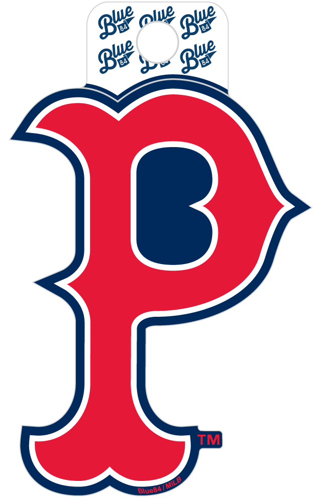 Pawtucket Red Sox Blue84 Plain P Sticker