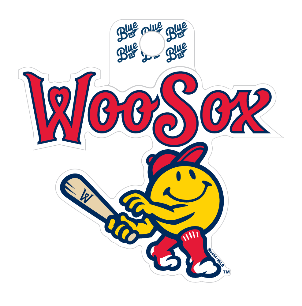 Worcester Red Sox Blue84 Primary Logo Sticker