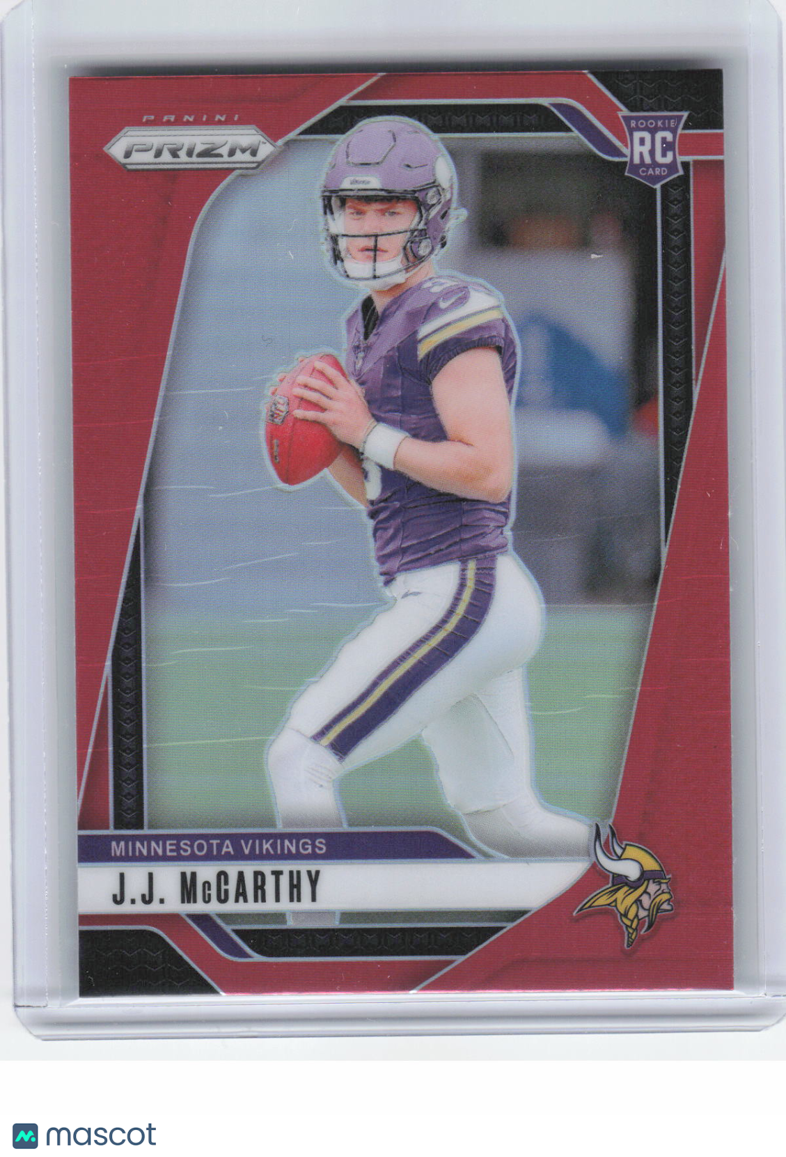 J.J. McCarthy 2024 Panini Prizm #400 Red SSP