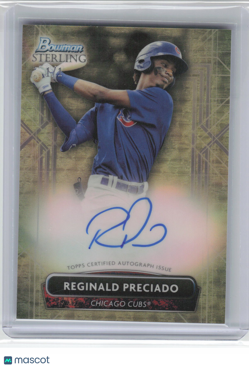 Reginald Preciado 2022 Bowman Sterling #PA-RP 1/1