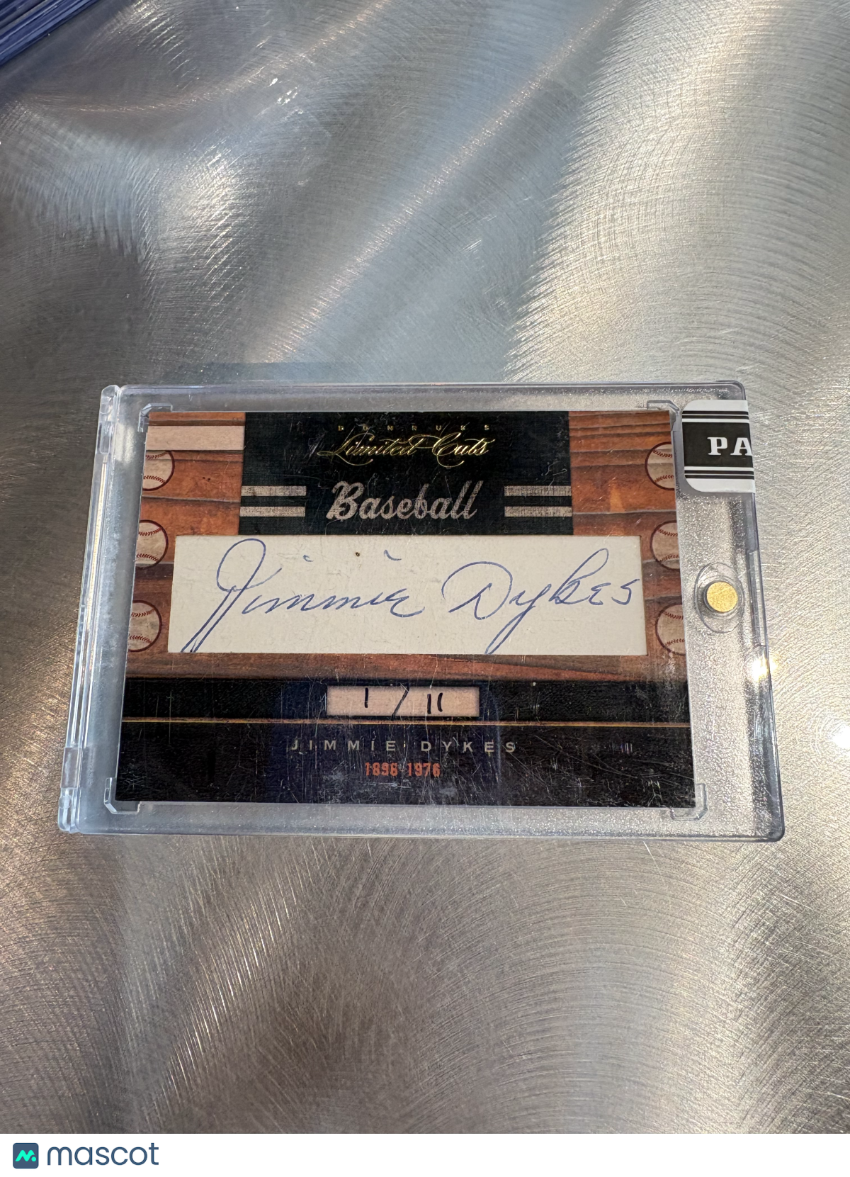 Jimmie Dykes 2011 Panini Limited Cuts Baseball #1