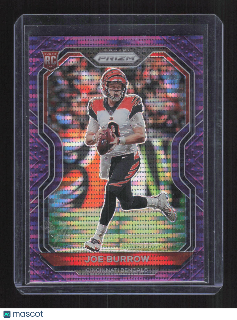 Joe Burrow 2020 Panini Prizm #307 Purple Pulsar