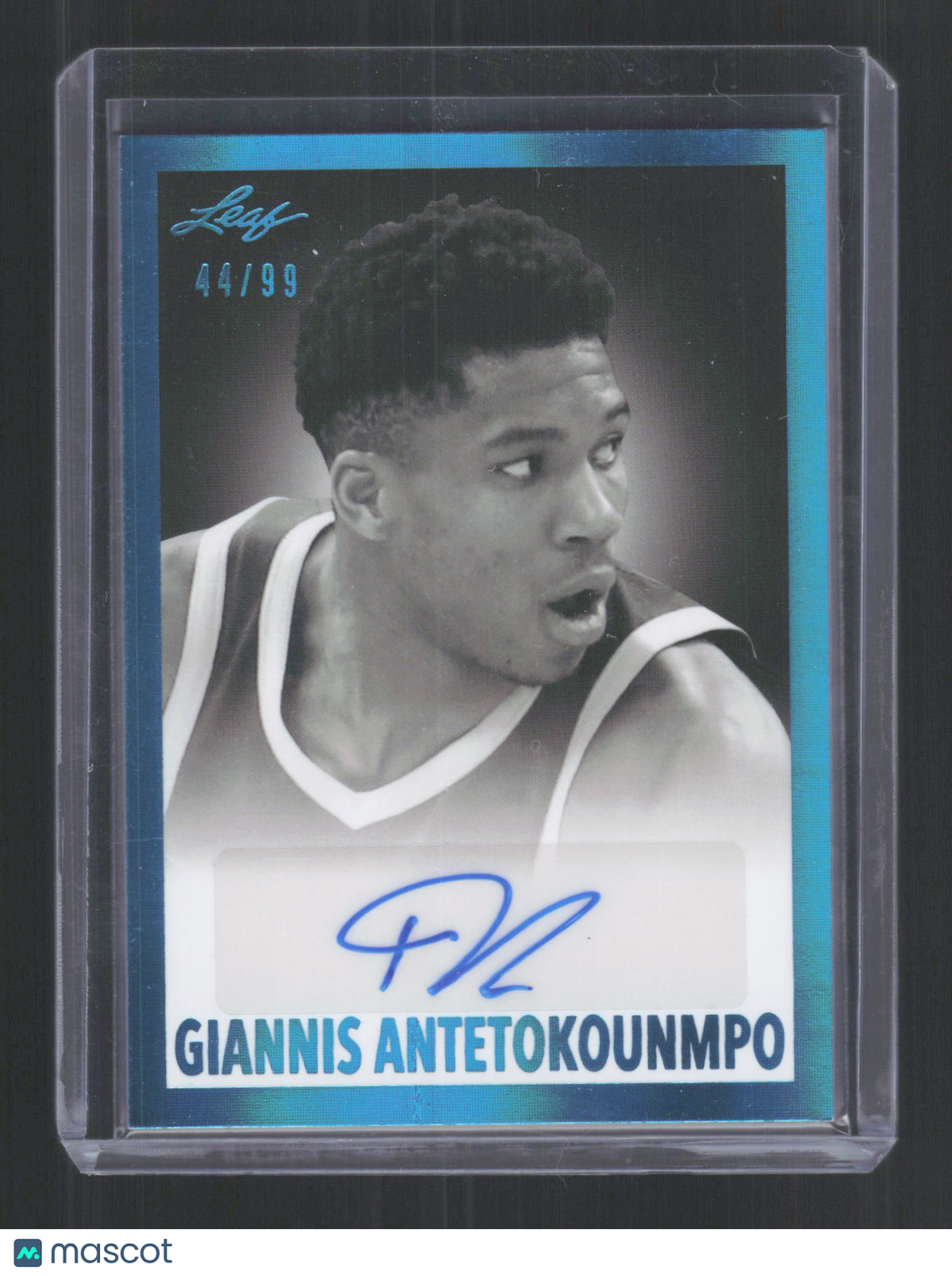 Giannis Antetokounmpo 2022 Leaf 1960 Leaf Signatu