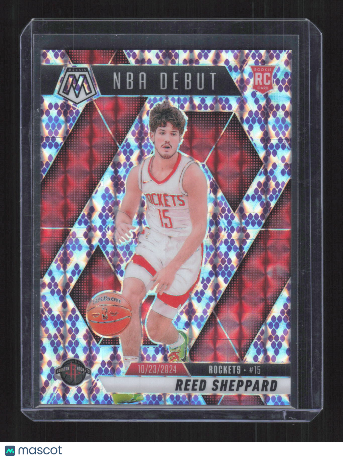 Reed Sheppard 2024 Panini Mosaic NBA Debut #252 K