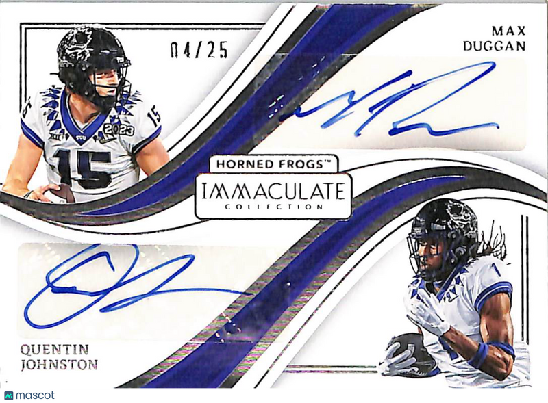 Max Duggan Quentin Johnston 2023 Immaculate Colle