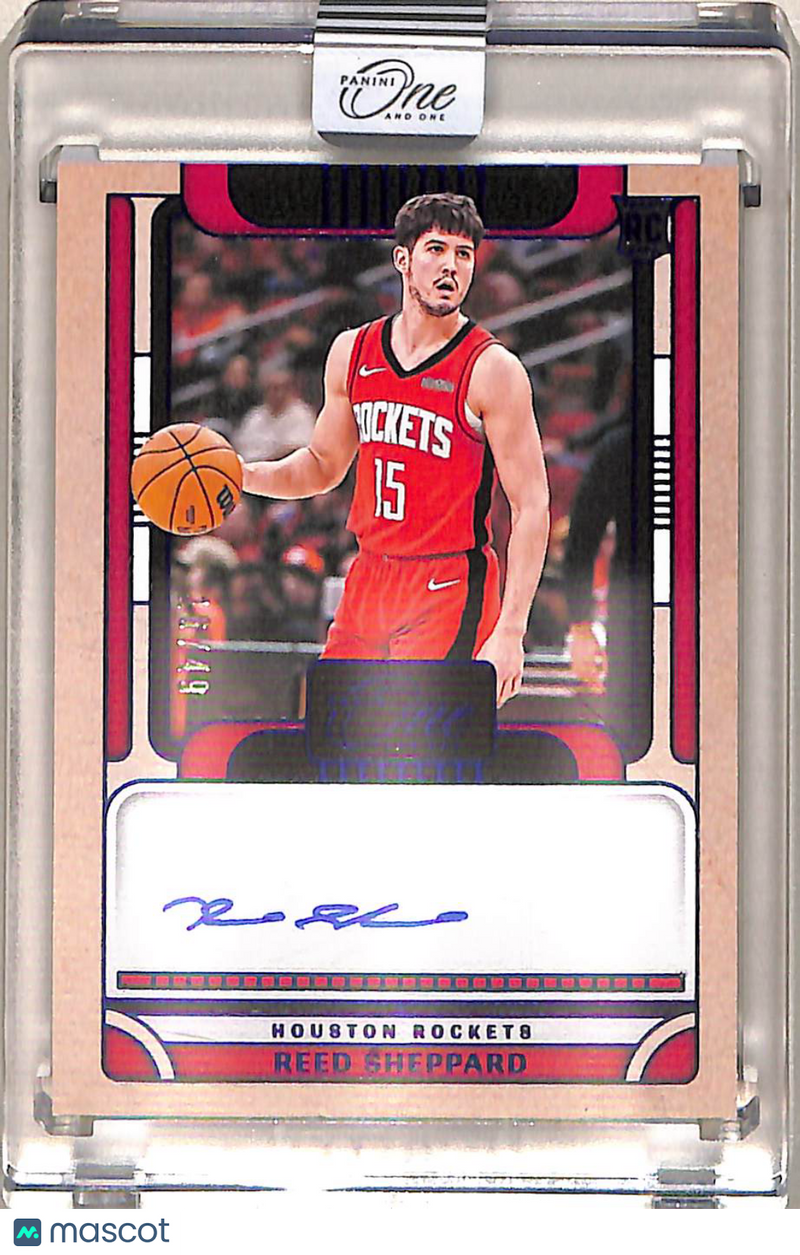Reed Sheppard 2025 Panini One and One #RA-SHP Aut