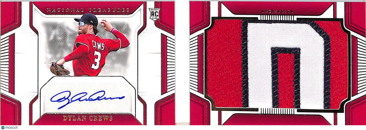 Dylan Crews 2025 Panini National Treasures #JM-DC