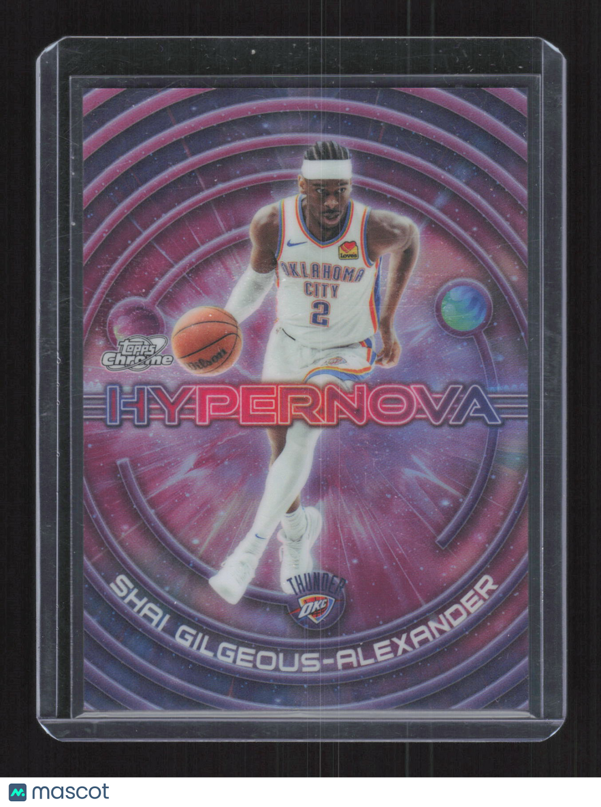 Shai Gilgeous-Alexander 2023 Topps Chrome Hyperno