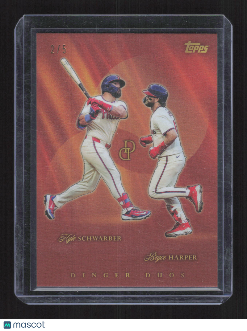 Kyle Schwarber Bryce Harper 2025 Topps Dinger Duo