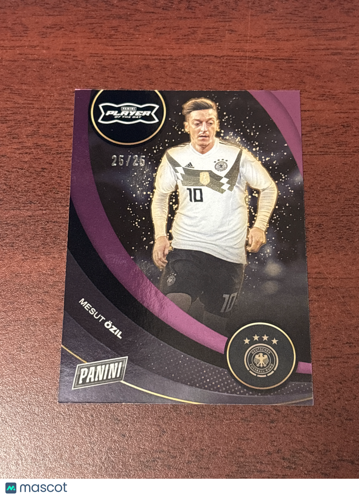 Mesut Özil 2026 Panini Player of the Day #41 Purp