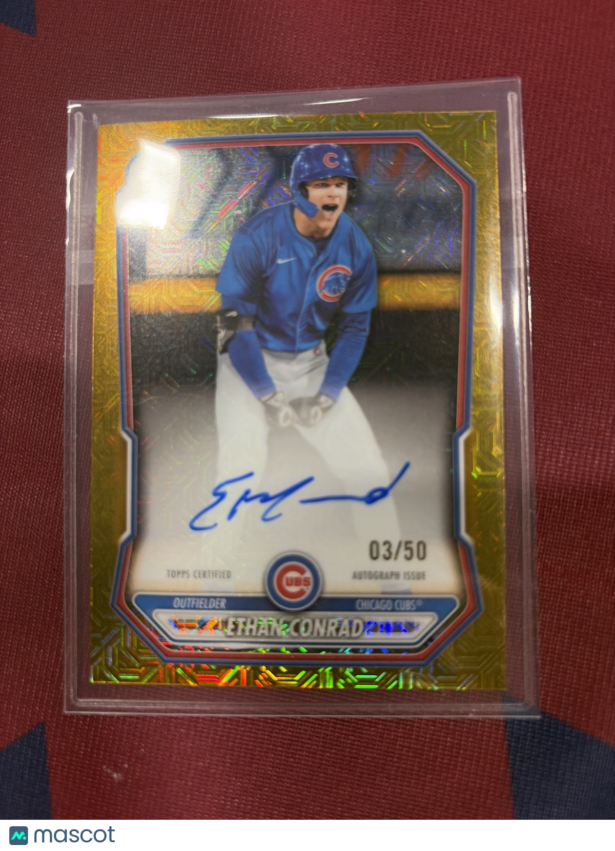 Ethan Conrad 2024 Topps Bowman Chrome Mega Box Ye