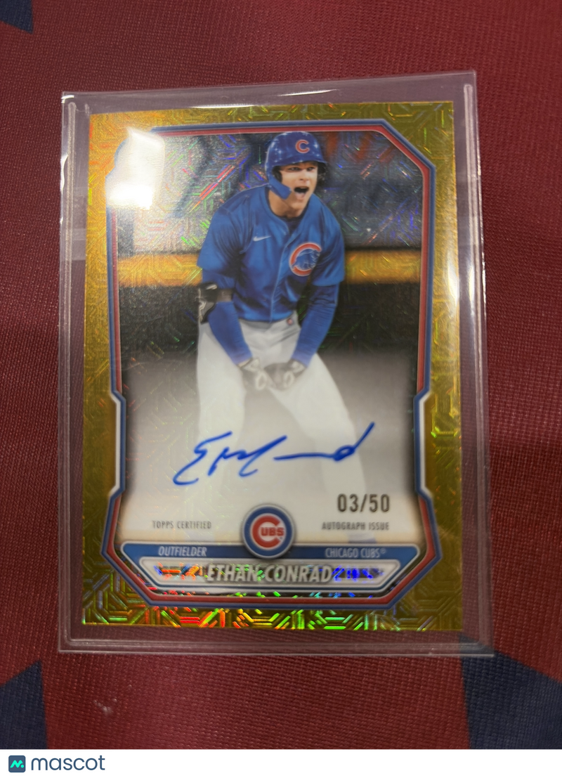 Ethan Conrad 2024 Topps Bowman Chrome Mega Box Ye
