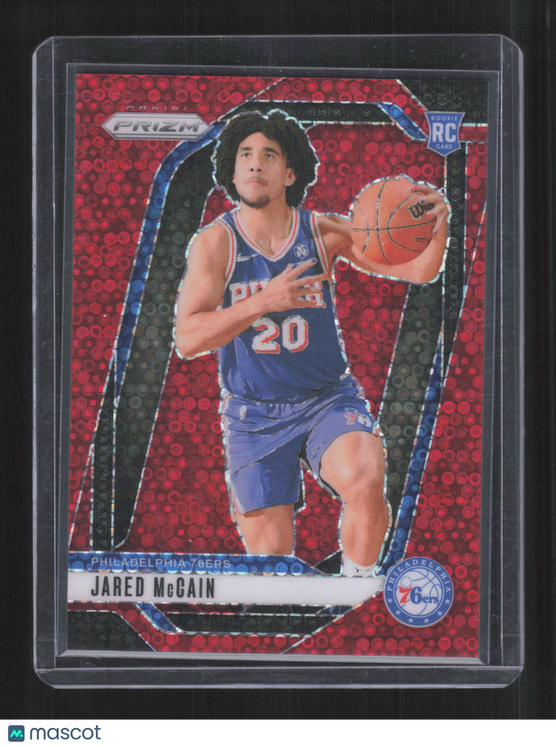 Jared McCain 2024 Panini Prizm Fast Break Red /10