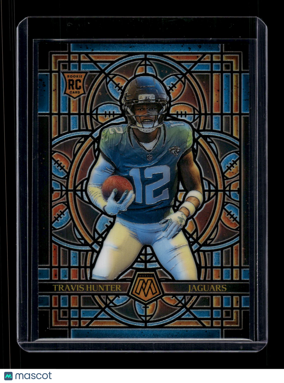 Travis Hunter 2025 Panini Mosaic Stained Glass #12