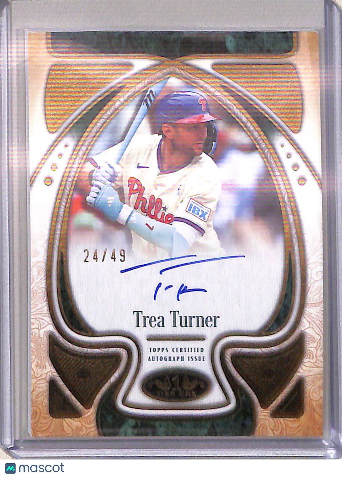 Trea Turner 2026 Topps Tier One Auto /49 #T1OA-TT