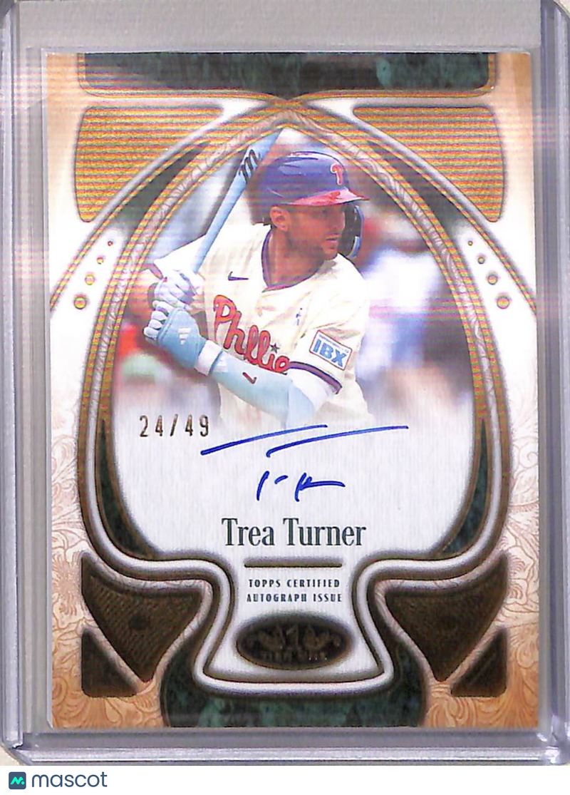 Trea Turner 2026 Topps Tier One Auto /49 #T1OA-TT