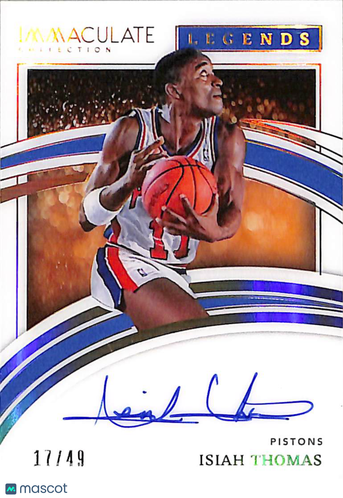 Isiah Thomas 2021 Panini Immaculate Collection Le