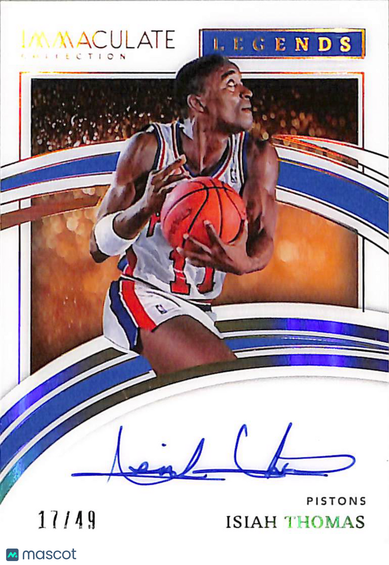 Isiah Thomas 2021 Panini Immaculate Collection Le