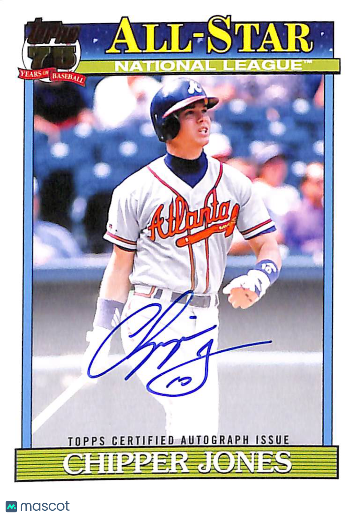 Chipper Jones 2026 Topps 1991 Topps 75 Years of B