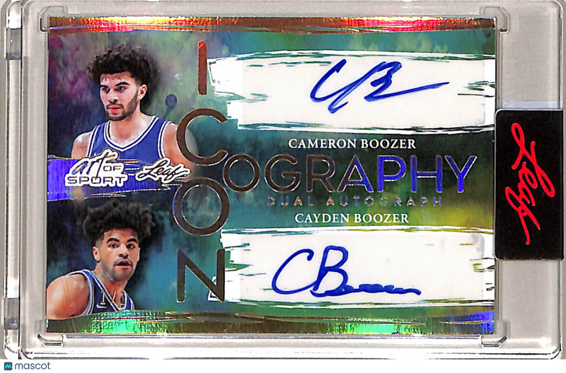 Cameron Boozer Cayden Boozer 2026 Leaf Art of Spo