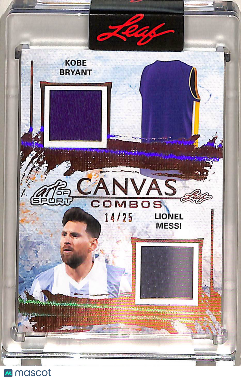 Messi Kobe 2026 Leaf Art of Sport Canvas Combos #