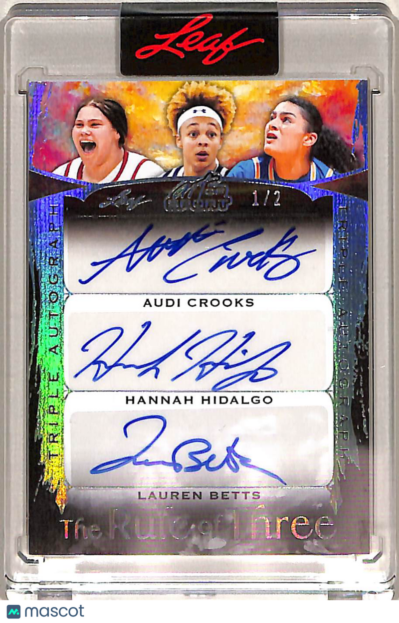 Betts Crooks Hidalgo 2026 Leaf Art of Sport #R3-1