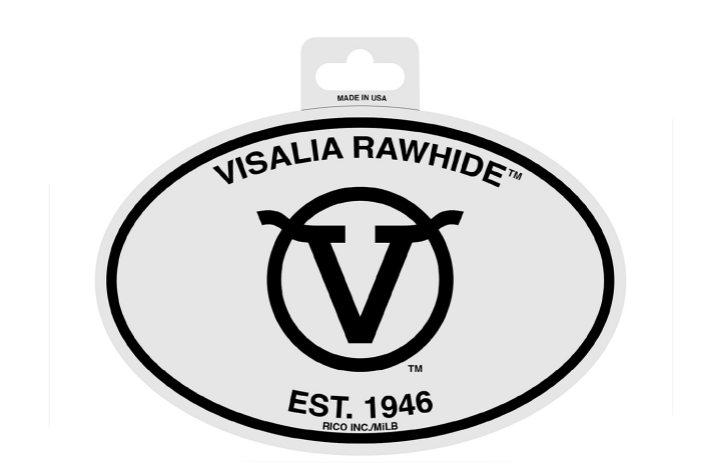 Oversized Rawhide Oval Sticker