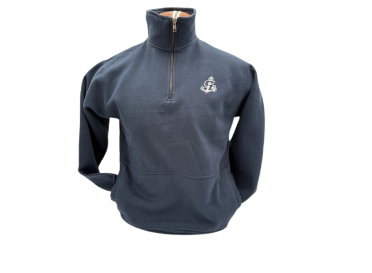 MV Sport Navy Vintage Fleece Quarter Zip