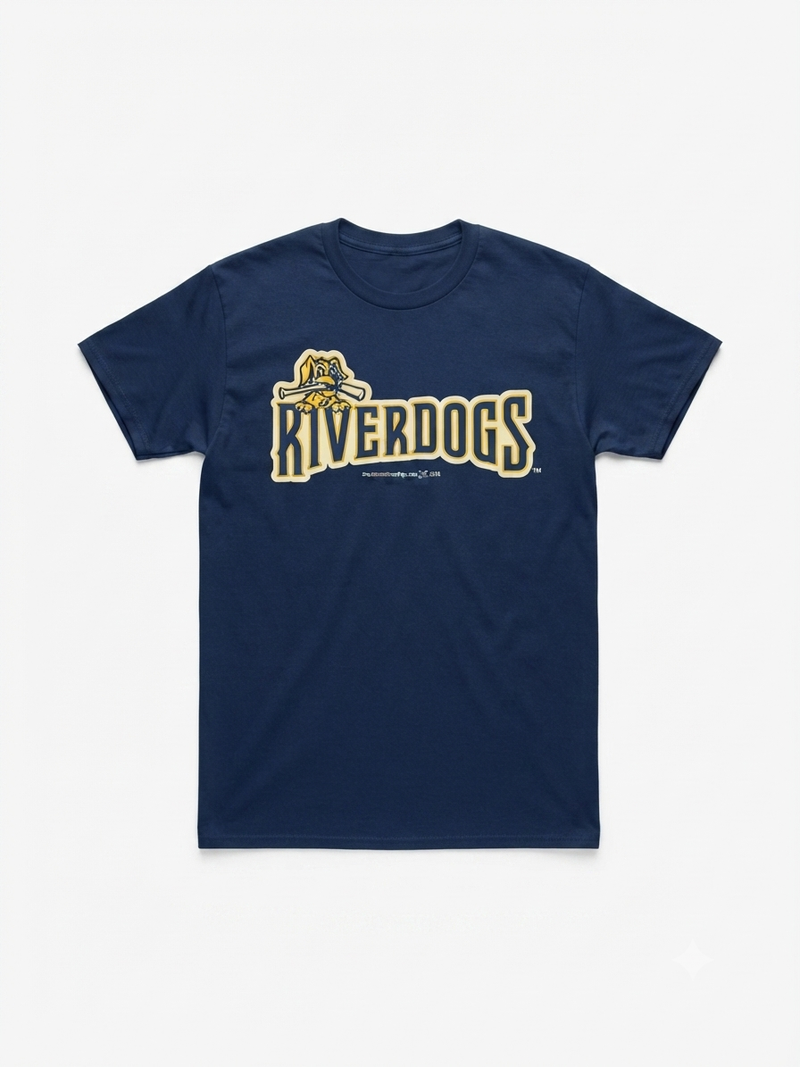 Yth RiverDogs Navy Replica Tee
