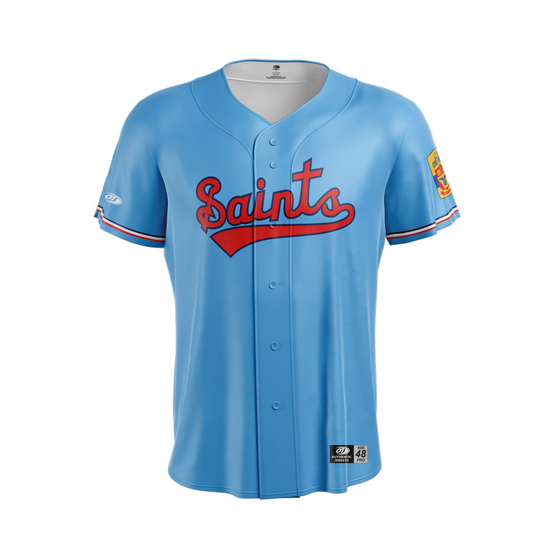 St. Paul Saints OT Sports Premium Powder Blue Retro Jersey