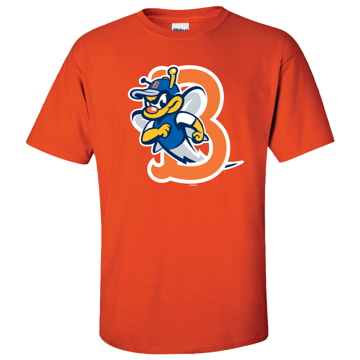 BRP B-Mets Orange Logo Tee