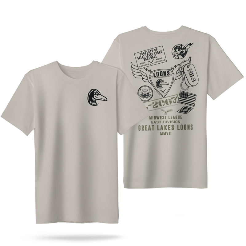 Great Lakes Loons 2026 New Era Armed Forces T-shirt