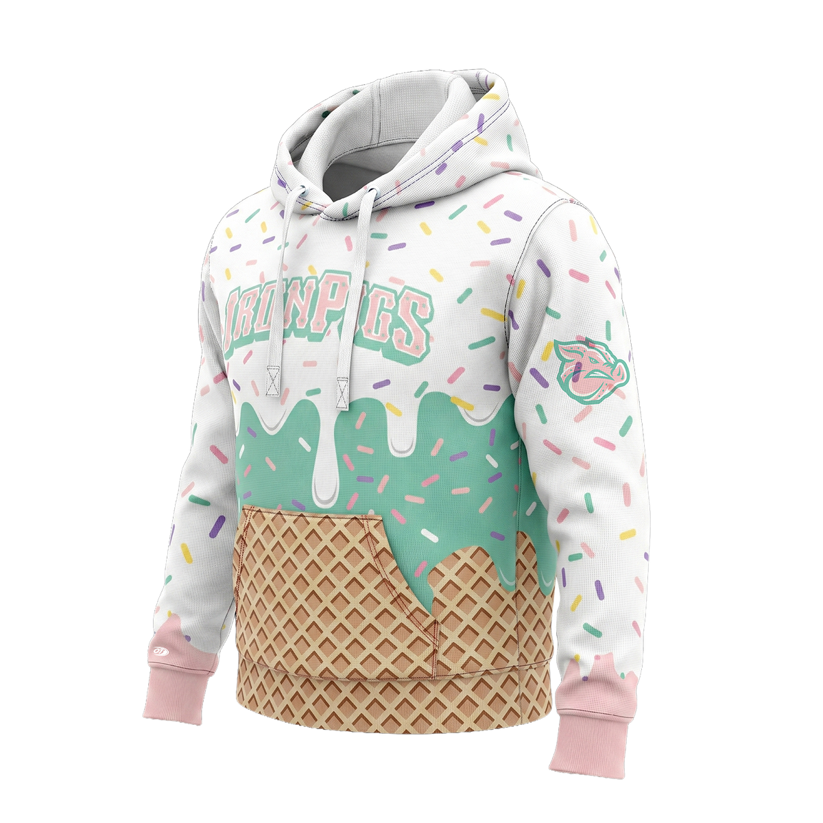 Lehigh Valley IronPigs Adult Ice Cream L/S Hoodie