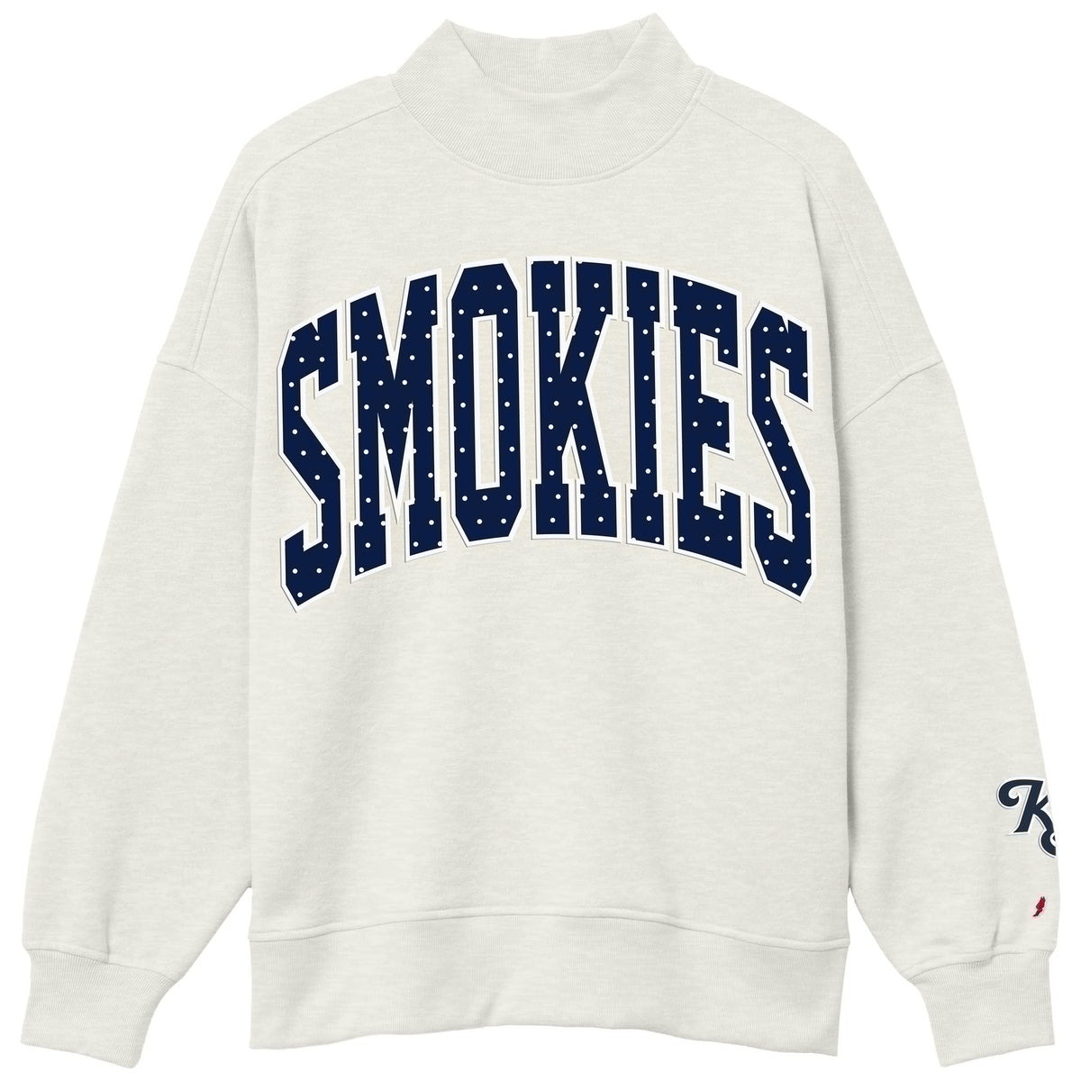 Smokies Polka Dot Mock Neck
