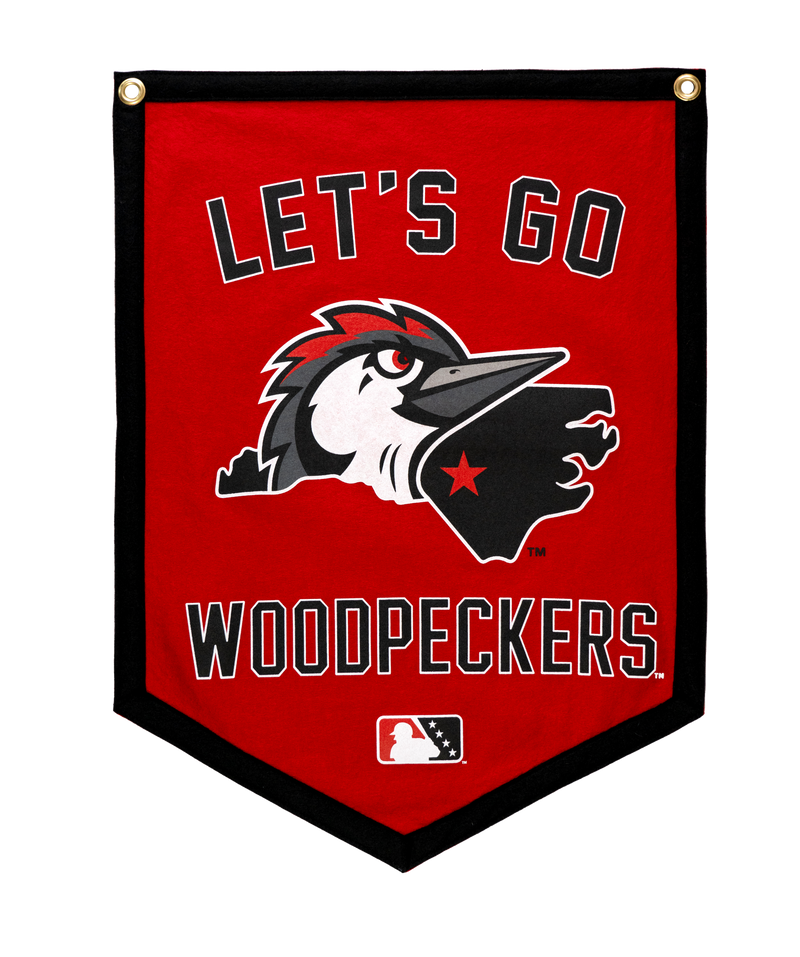 Fayetteville Woodpeckers Oxford Woodpeckers Camp Flag