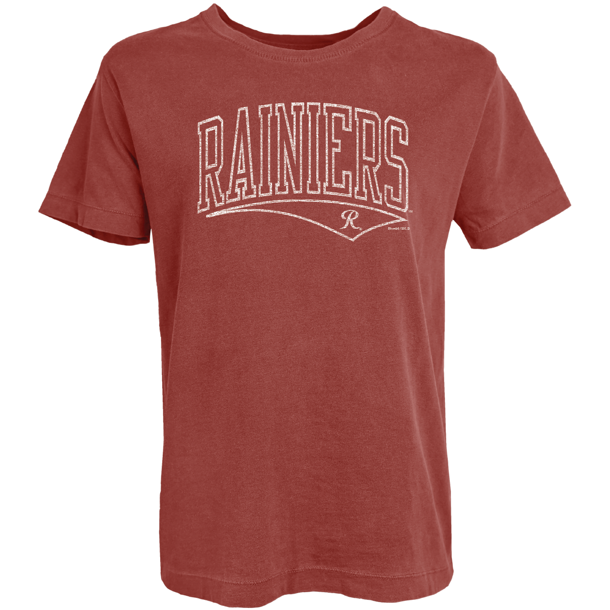Tacoma Rainiers Blue 84 Women's Red Dyed Tee