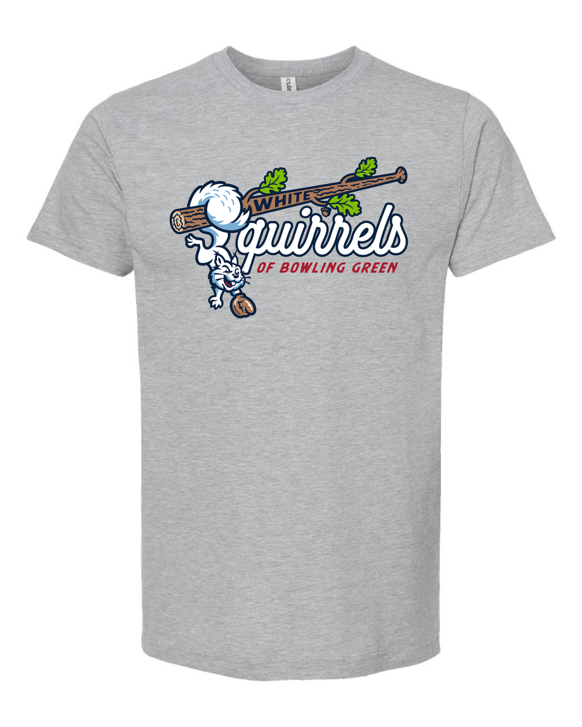 Youth White Squirrel Gray Tshirt