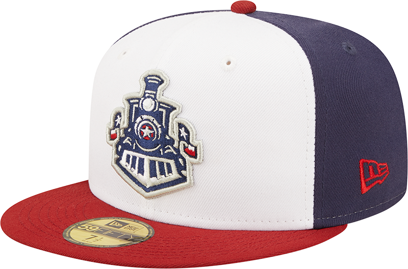 Round Rock Express New Era 2022 Alternate Locomotive On-Field 59FIFTY Fitted Cap