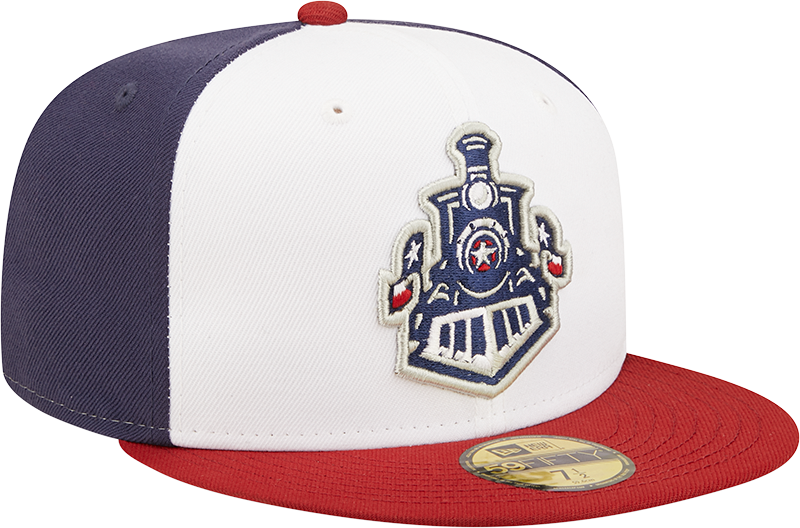 Round Rock Express New Era 2022 Alternate Locomotive On-Field 59FIFTY Fitted Cap