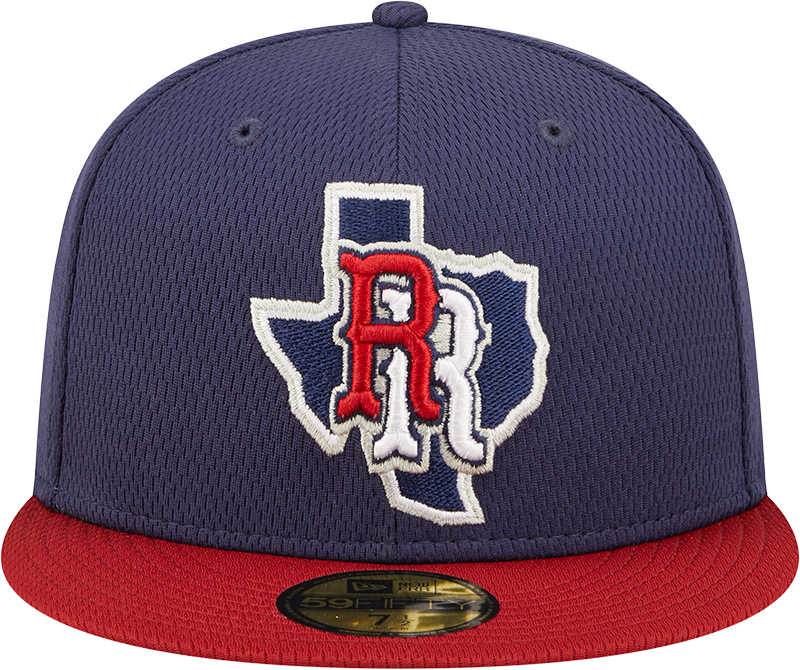 Round Rock Express New Era 2022 5950 On-field Diamond Mesh BP 595FIFTY Fitted Cap