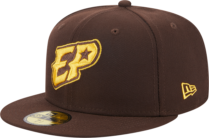 New Era 5950 Official On Field Alternate Brown and Yellow Chihuahuas EP Cap