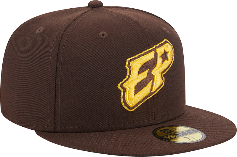 New Era 5950 Official On Field Alternate Brown and Yellow Chihuahuas EP Cap