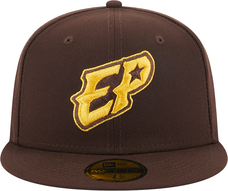 New Era 5950 Official On Field Alternate Brown and Yellow Chihuahuas EP Cap