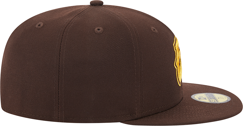 New Era 5950 Official On Field Alternate Brown and Yellow Chihuahuas EP Cap