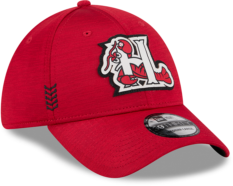Hickory Crawdads New Era Clubhouse Collection 39Thirty Stretch Fit Cap