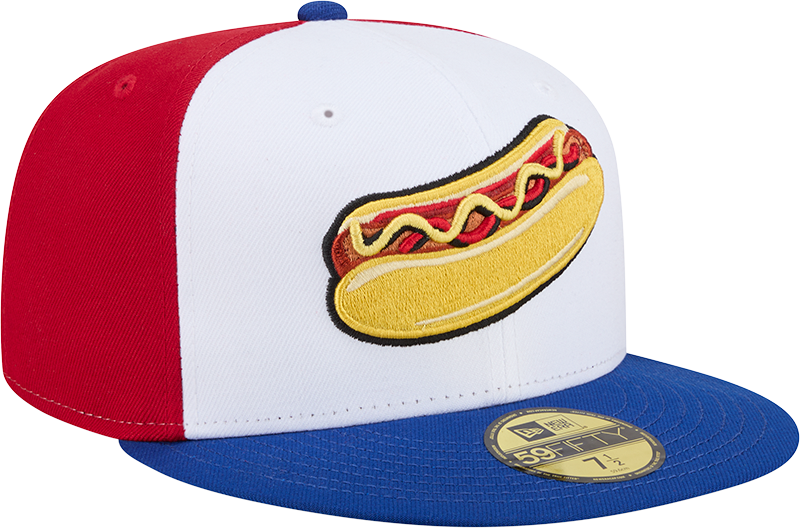 New Era 59Fifty Reading Hot Dogs MiLB Theme Nights On-Field High Profile Fitted Hat