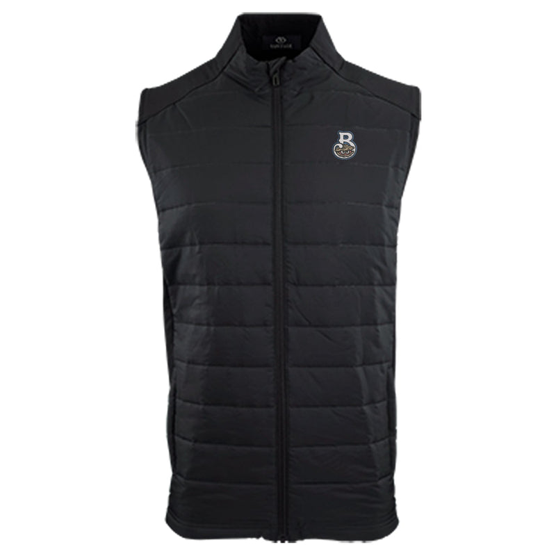 Biloxi Shuckers Home Cap Logo Black Ninja Vest